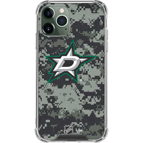 NHL Dallas Stars Camo iPhone 12 Pro Clear Case