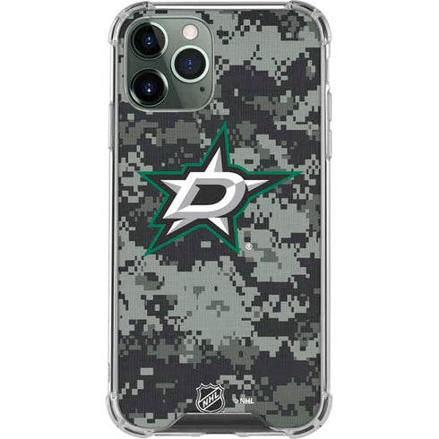 NHL Dallas Stars Camo iPhone 12 Pro Max Clear Case
