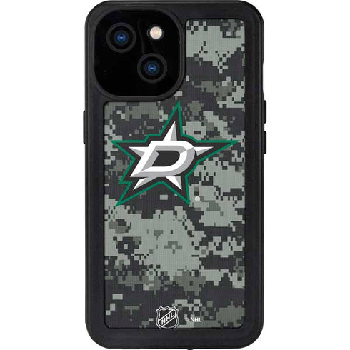 NHL Dallas Stars Camo iPhone 13 Mini Waterproof Case