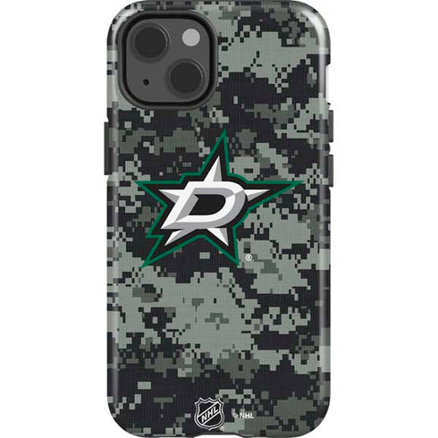 NHL Dallas Stars Camo iPhone 15 Impact Case