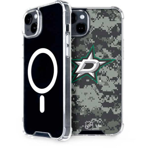 NHL Dallas Stars Camo iPhone 14 Plus MagSafe Case