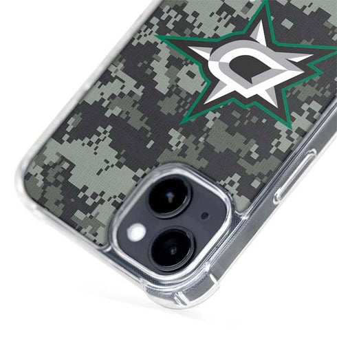 NHL Dallas Stars Camo iPhone 15 Plus MagSafe Case