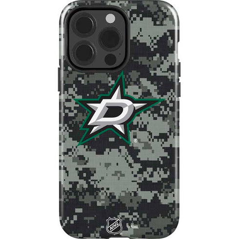 NHL Dallas Stars Camo iPhone 15 Pro Impact Case