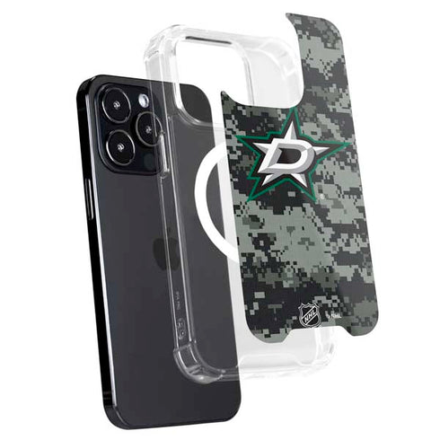 NHL Dallas Stars Camo iPhone 15 Pro Max MagSafe Case