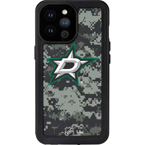 NHL Dallas Stars Camo iPhone 14 Pro Max Waterproof Case