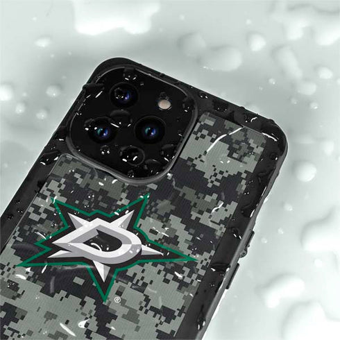 NHL Dallas Stars Camo iPhone 14 Pro Max Waterproof Case