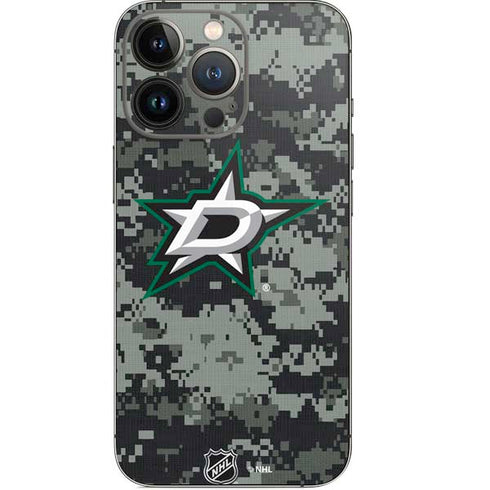 NHL Dallas Stars Camo iPhone 14 Pro Skin