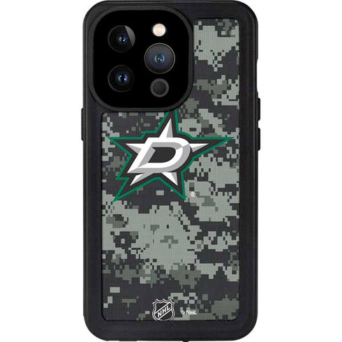 NHL Dallas Stars Camo iPhone 14 Pro Waterproof Case