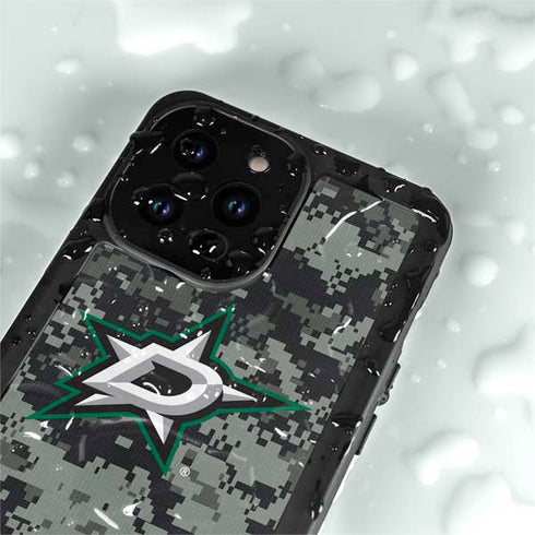 NHL Dallas Stars Camo iPhone 14 Pro Waterproof Case