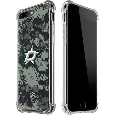 NHL Dallas Stars Camo iPhone 7/8 Plus Clear Case