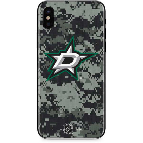 NHL Dallas Stars Camo iPhone X Skin