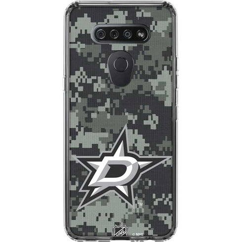 NHL Dallas Stars Camo LG K51/Q51 Clear Case
