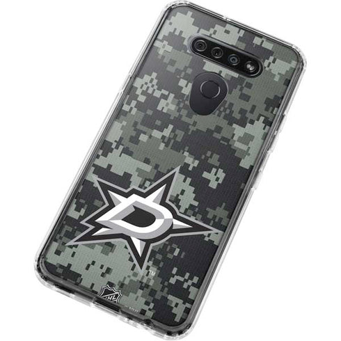 NHL Dallas Stars Camo LG K51/Q51 Clear Case