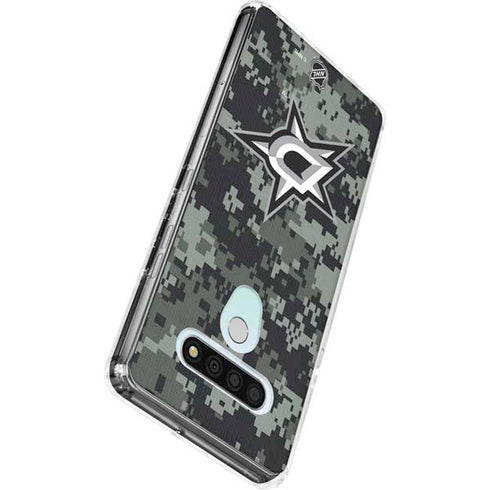 NHL Dallas Stars Camo LG Stylo 6 Clear Case
