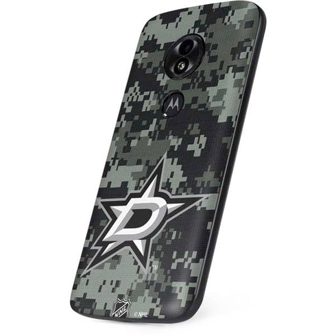NHL Dallas Stars Camo Moto E5 Play Skin