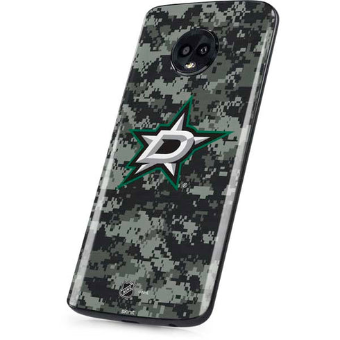 NHL Dallas Stars Camo Moto G6 Skin