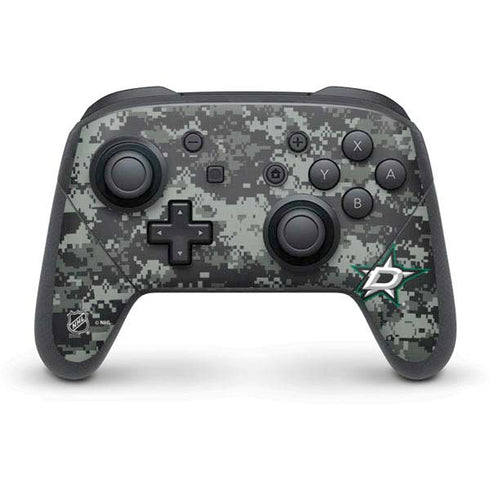 NHL Dallas Stars Camo Nintendo Switch Pro Controller Skin