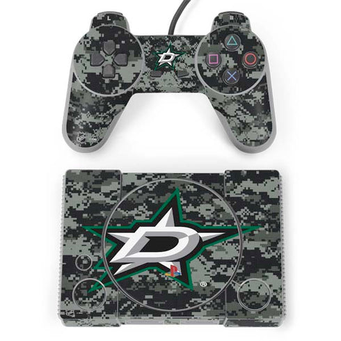 NHL Dallas Stars Camo PlayStation Classic Bundle Skin