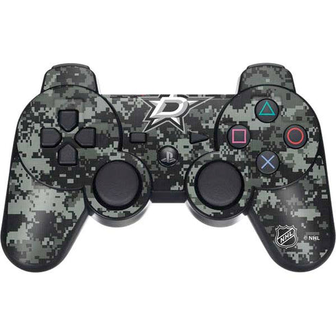 NHL Dallas Stars Camo PS3 Dual Shock wireless controller Skin