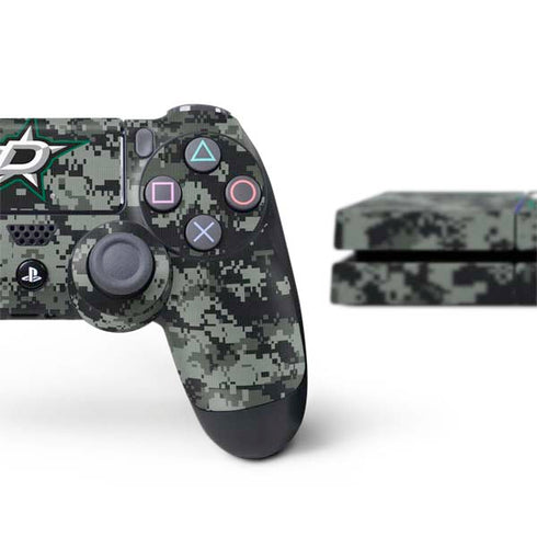 NHL Dallas Stars Camo PS4 Console and Controller Bundle Skin