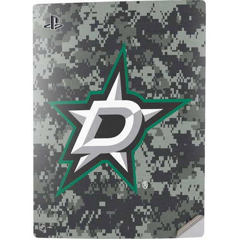 NHL Dallas Stars Camo PS5 Digital Edition Console Skin