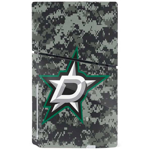 NHL Dallas Stars Camo PS5 Slim Disk Bundle Skin