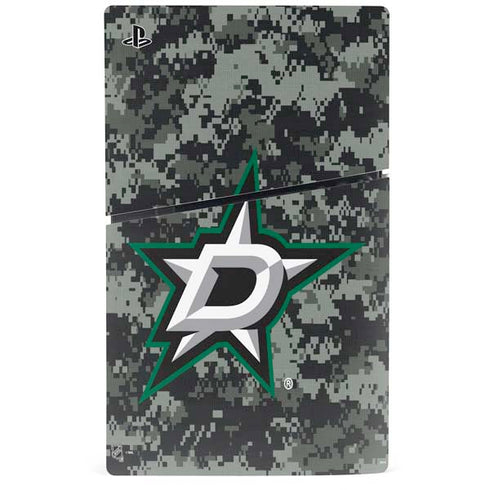 NHL Dallas Stars Camo PS5 Slim Disk Console Skin