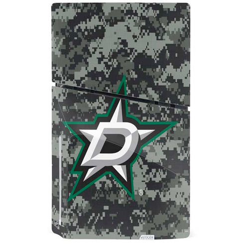 NHL Dallas Stars Camo PS5 Slim Disk Console Skin