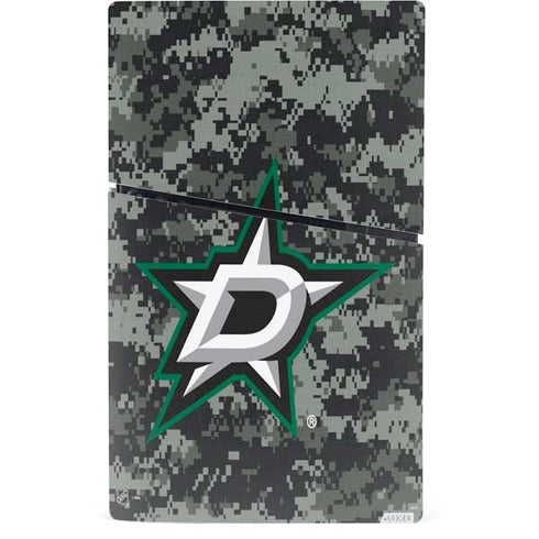 NHL Dallas Stars Camo PS5 Slim Digital Edition Bundle Skin