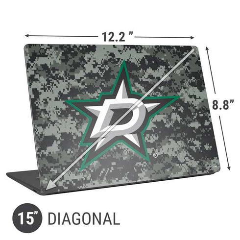 NHL Dallas Stars Camo Universal Laptop 15in (12.2 x 8.8in) Skin