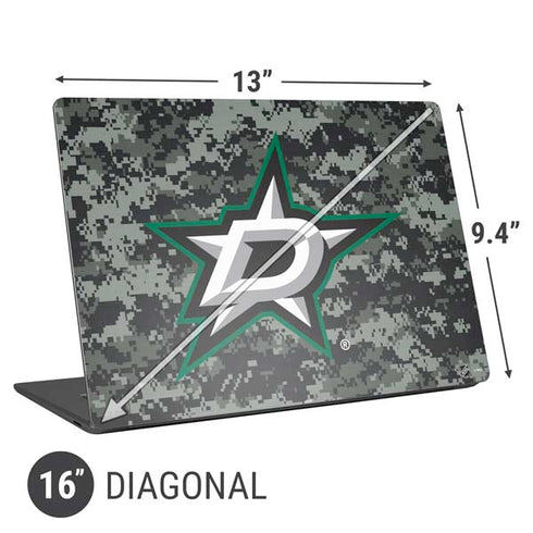 NHL Dallas Stars Camo Universal Laptop 16in (13 x 9.4in) Skin