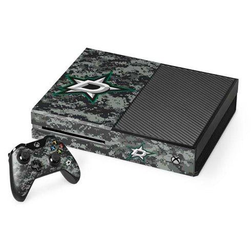 NHL Dallas Stars Camo Xbox One Console and Controller Bundle Skin
