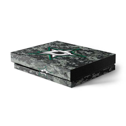NHL Dallas Stars Camo Xbox One X Console Skin