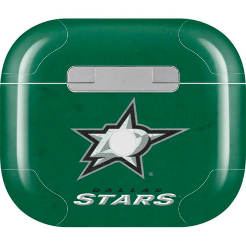 NHL Dallas Stars Distressed Apple AirPods (3rd Gen 2021) Skin