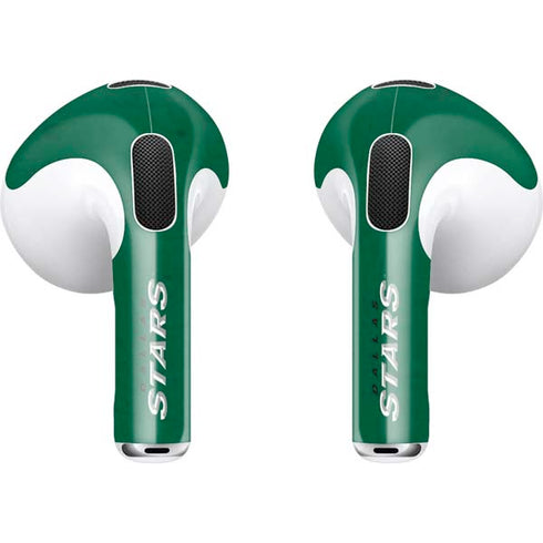 NHL Dallas Stars Distressed Apple AirPods (3rd Gen 2021) Skin