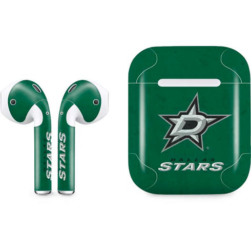 NHL Dallas Stars Distressed Apple AirPods Skin