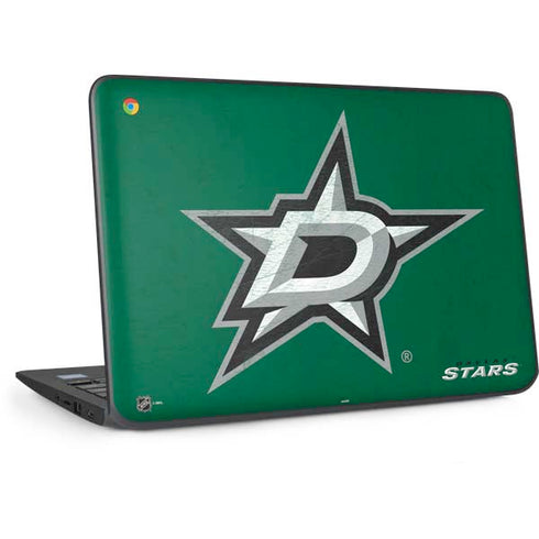NHL Dallas Stars Distressed HP Chromebook Skin