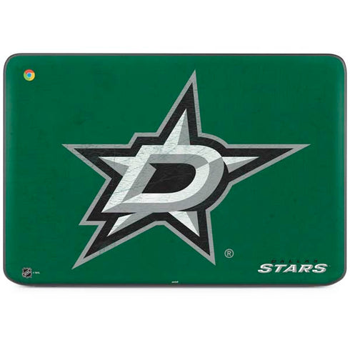 NHL Dallas Stars Distressed HP Chromebook Skin