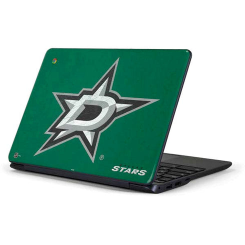 NHL Dallas Stars Distressed Samsung Chromebook Skin