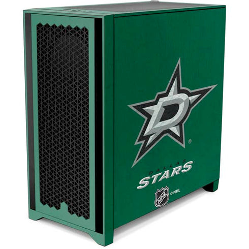 NHL Dallas Stars Distressed Corsair 4000D Tempered Glass Mid-Tower ATX Case Skin
