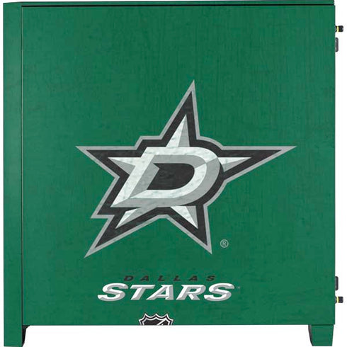 NHL Dallas Stars Distressed Corsair 4000D Tempered Glass Mid-Tower ATX Case Skin