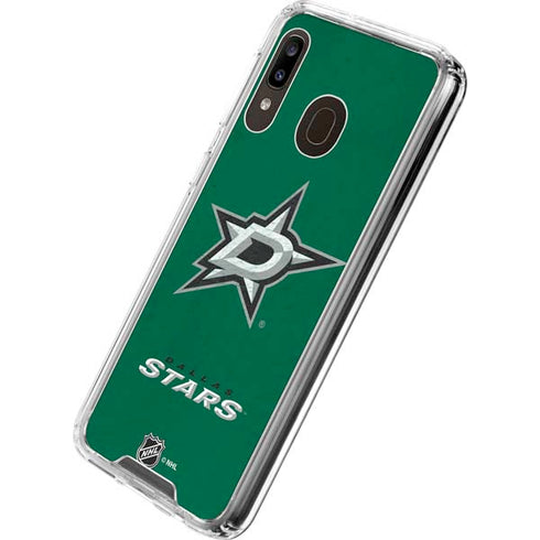NHL Dallas Stars Distressed Galaxy A30 Clear Case
