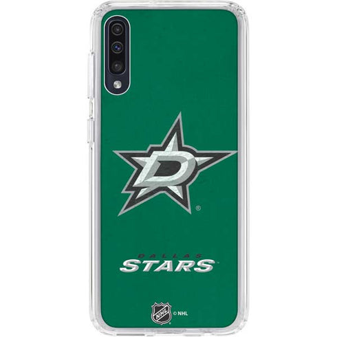 NHL Dallas Stars Distressed Galaxy A50 Clear Case