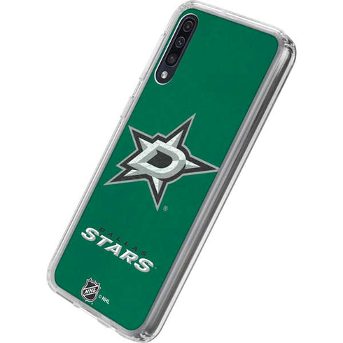 NHL Dallas Stars Distressed Galaxy A50 Clear Case