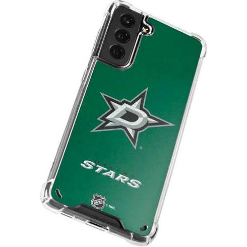 NHL Dallas Stars Distressed Galaxy S21 5G Clear Case