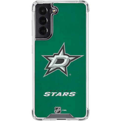 NHL Dallas Stars Distressed Galaxy S22 Clear Case