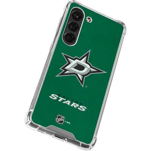 NHL Dallas Stars Distressed Galaxy S23 Clear Case