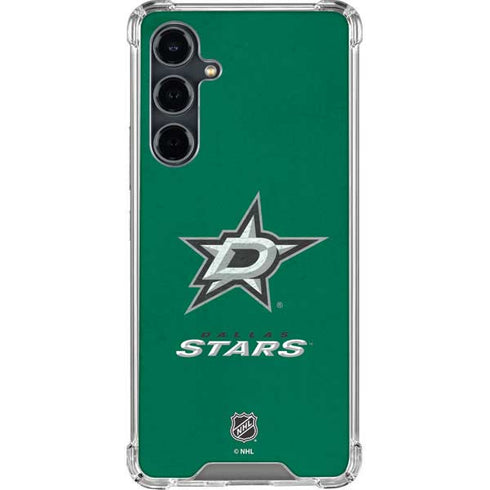 NHL Dallas Stars Distressed Galaxy S23 FE Clear Case