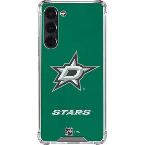 NHL Dallas Stars Distressed Galaxy S23 Plus Clear Case