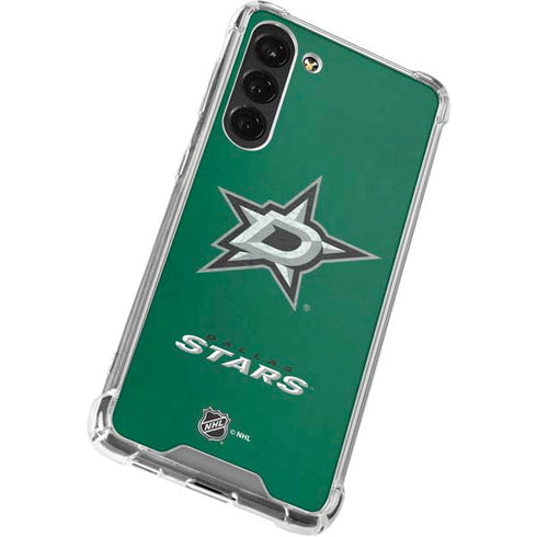 NHL Dallas Stars Distressed Galaxy S23 Plus Clear Case